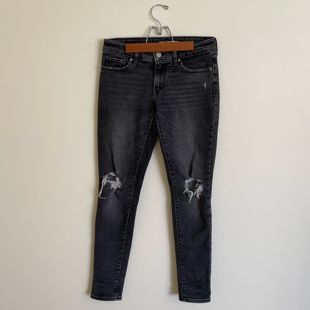 Levi’s 711 Skinny Women’s Grey Distressed Jeans